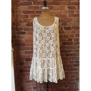 Lace Peplum Tunic